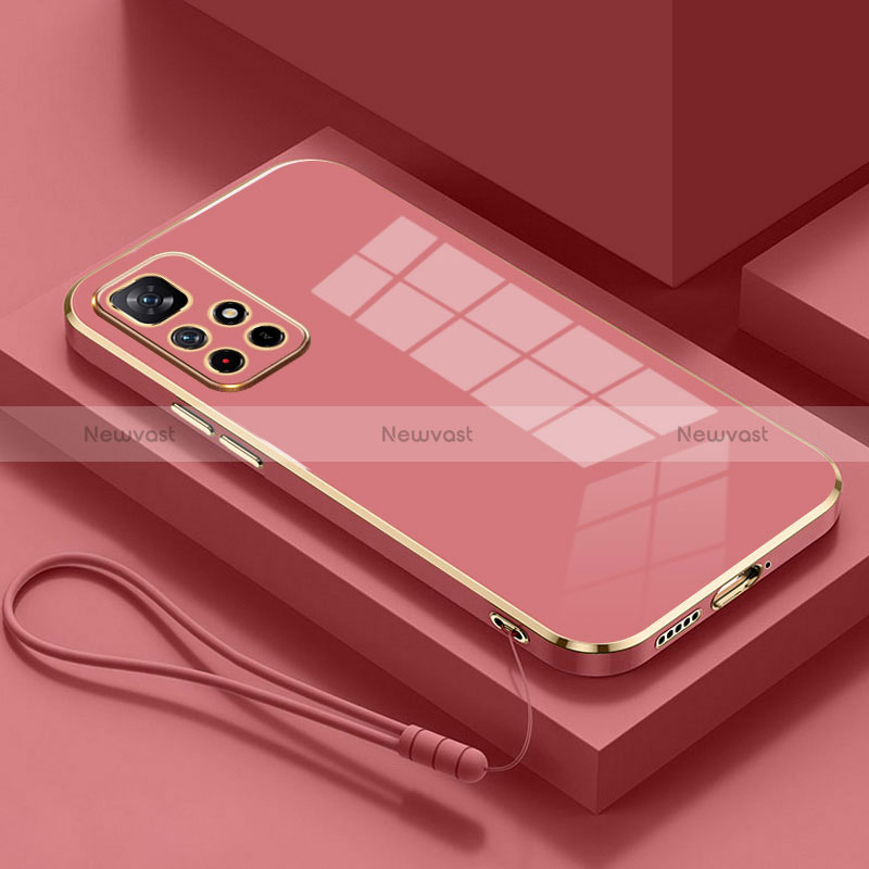 Ultra-thin Silicone Gel Soft Case Cover S01 for Xiaomi Poco M4 Pro 5G