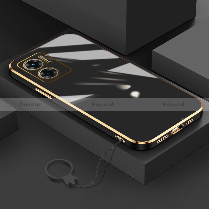 Ultra-thin Silicone Gel Soft Case Cover S01 for Xiaomi Redmi 11 Prime 5G Black