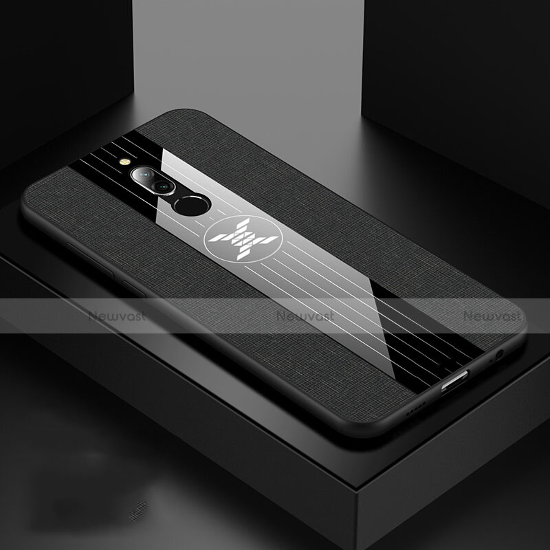 Ultra-thin Silicone Gel Soft Case Cover S01 for Xiaomi Redmi 8 Black