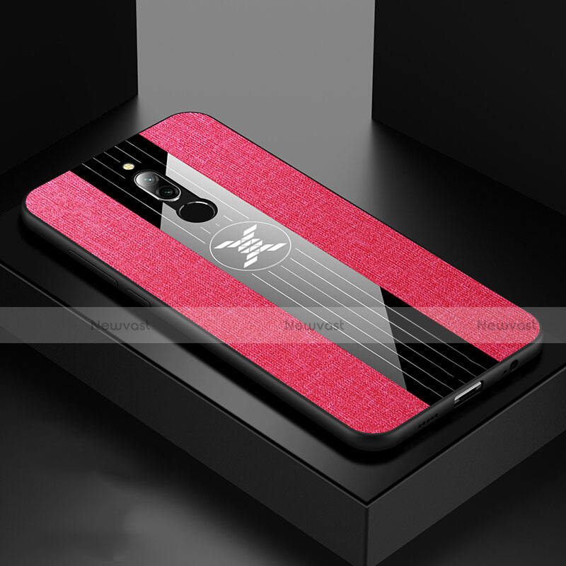 Ultra-thin Silicone Gel Soft Case Cover S01 for Xiaomi Redmi 8 Red