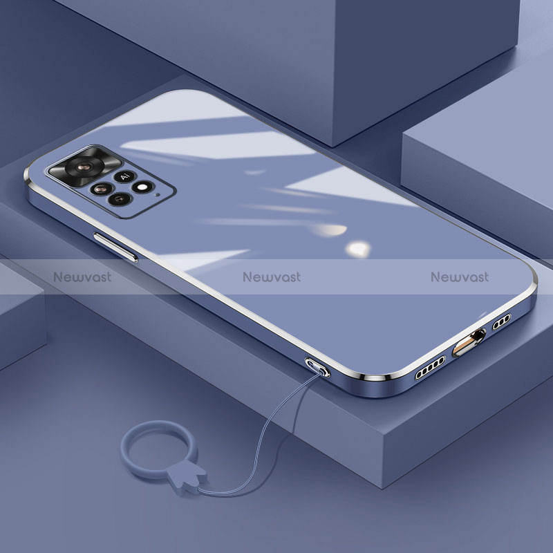 Ultra-thin Silicone Gel Soft Case Cover S01 for Xiaomi Redmi Note 11 Pro 5G