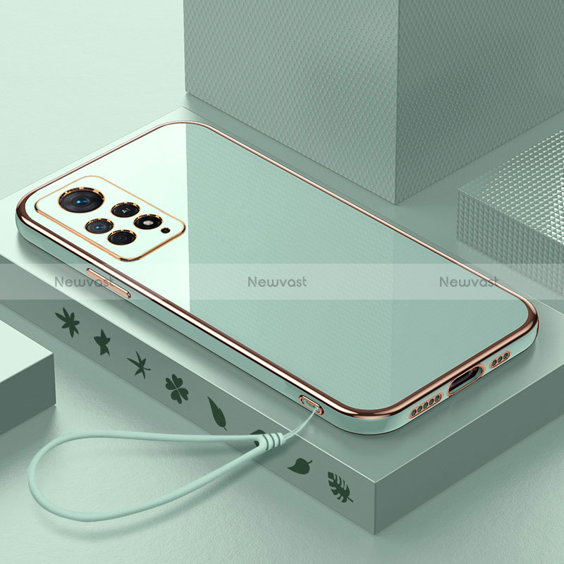 Ultra-thin Silicone Gel Soft Case Cover S01 for Xiaomi Redmi Note 11E Pro 5G Green