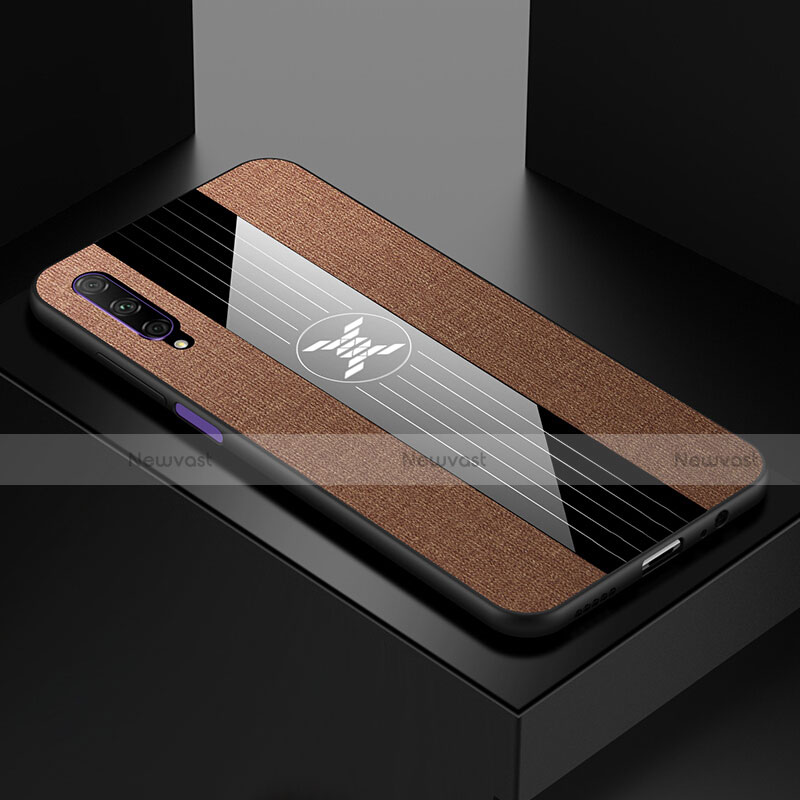 Ultra-thin Silicone Gel Soft Case Cover S02 for Huawei Honor 9X Pro Brown