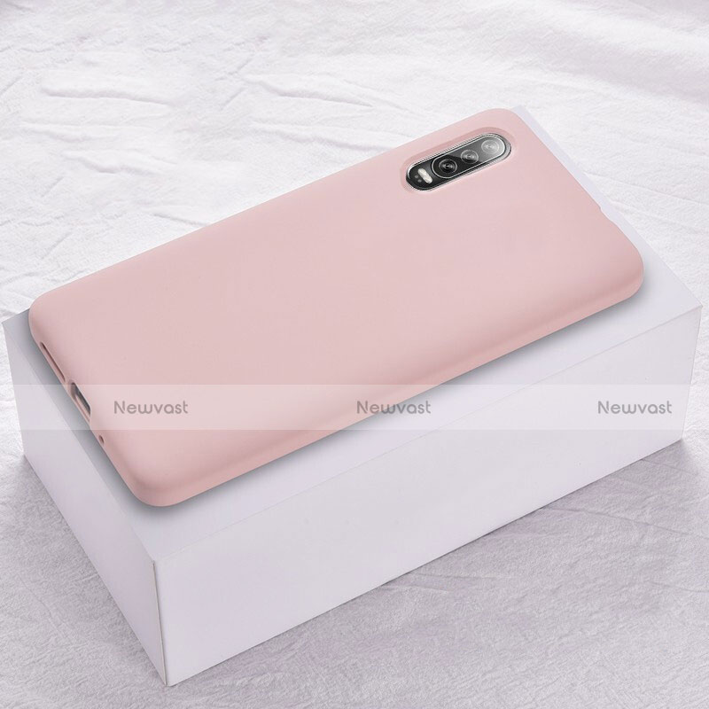 Ultra-thin Silicone Gel Soft Case Cover S02 for Huawei P30 Pink