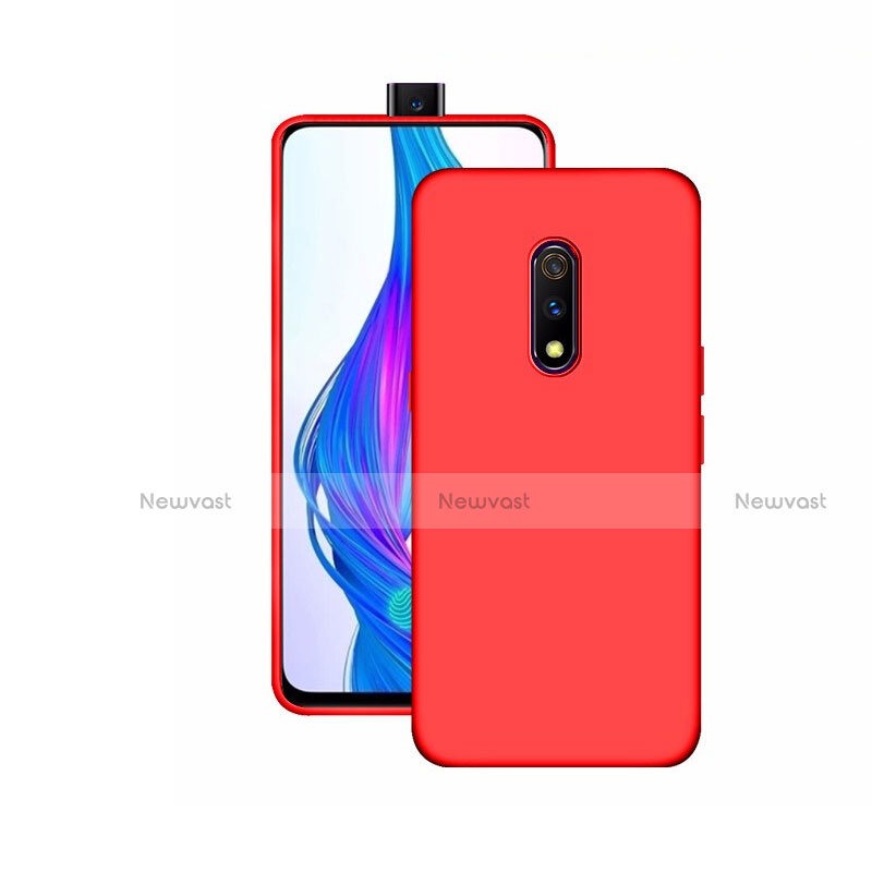 Ultra-thin Silicone Gel Soft Case Cover S02 for Oppo K3 Red