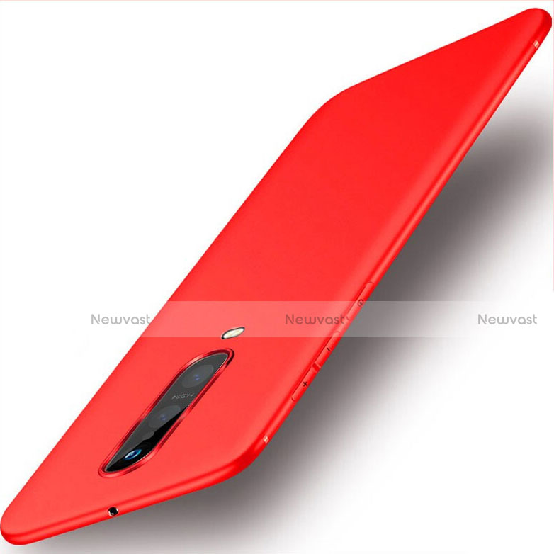 Ultra-thin Silicone Gel Soft Case Cover S02 for Oppo R17 Pro Red