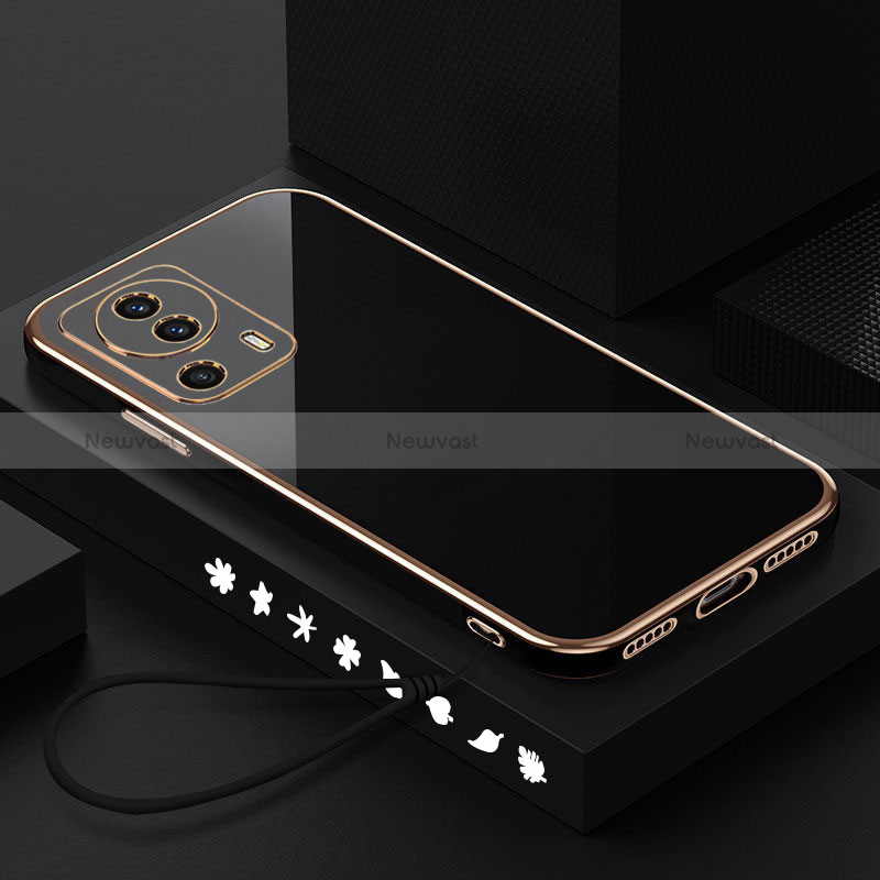 Ultra-thin Silicone Gel Soft Case Cover S02 for Xiaomi Civi 2 5G Black