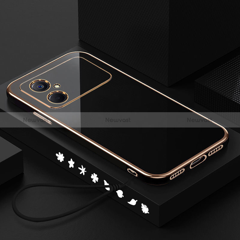 Ultra-thin Silicone Gel Soft Case Cover S02 for Xiaomi Poco M4 5G Black