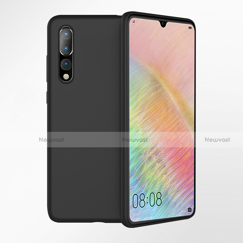 Ultra-thin Silicone Gel Soft Case Cover S03 for Huawei P20 Pro Black