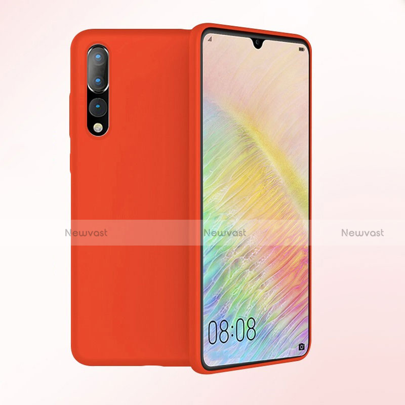 Ultra-thin Silicone Gel Soft Case Cover S03 for Huawei P20 Pro Red