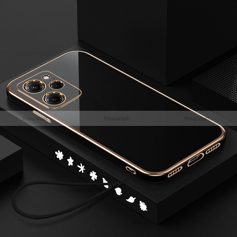 Ultra-thin Silicone Gel Soft Case Cover S03 for Xiaomi Poco X5 Pro 5G Black
