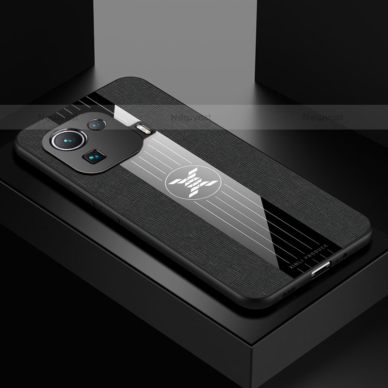 Ultra-thin Silicone Gel Soft Case Cover S04 for Xiaomi Mi 11 Pro 5G Black