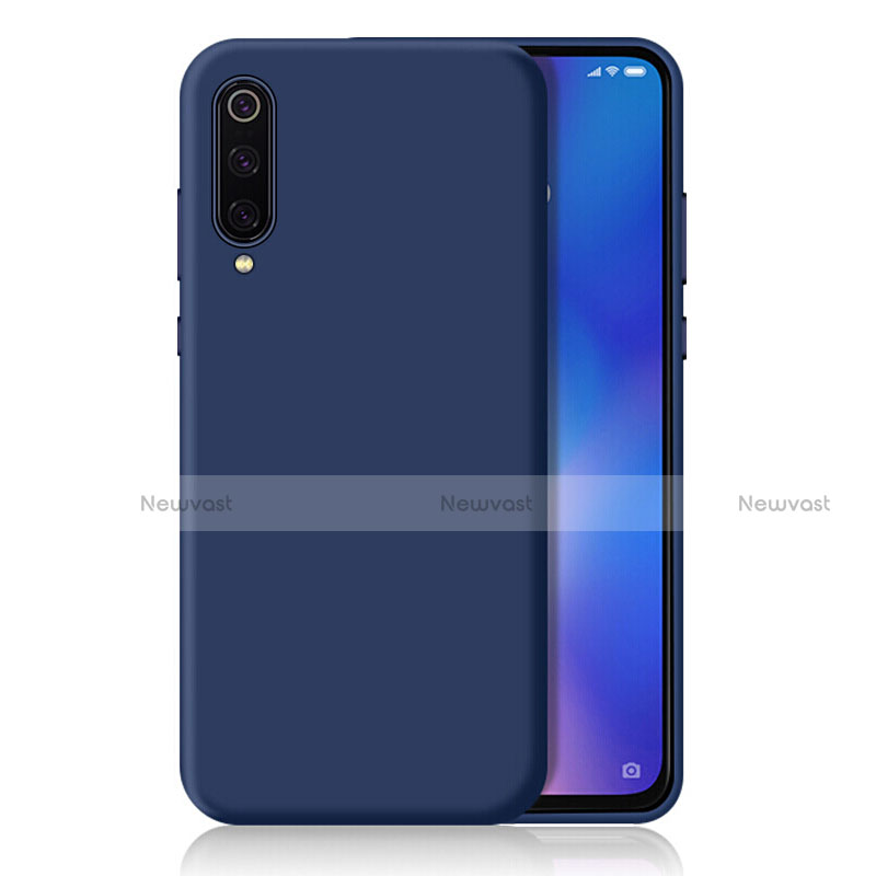 Ultra-thin Silicone Gel Soft Case Cover S04 for Xiaomi Mi 9 Blue