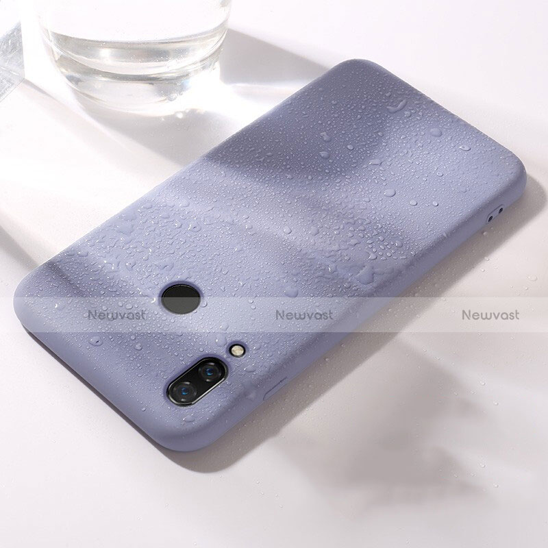 Ultra-thin Silicone Gel Soft Case Cover S05 for Huawei Honor 8X Gray