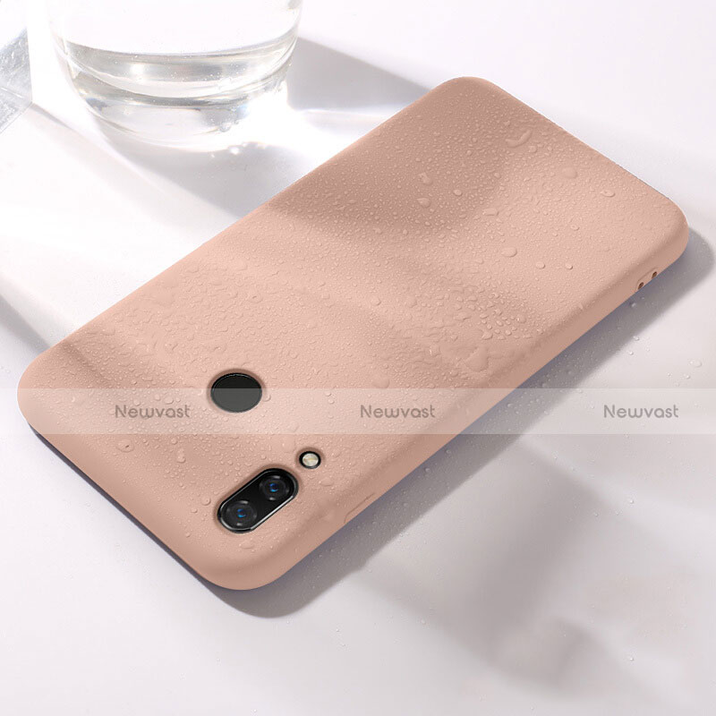 Ultra-thin Silicone Gel Soft Case Cover S05 for Huawei Honor 8X Rose Gold