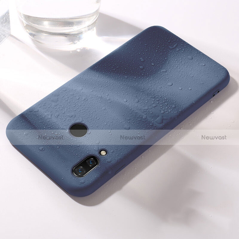 Ultra-thin Silicone Gel Soft Case Cover S05 for Huawei Honor V10 Lite Blue