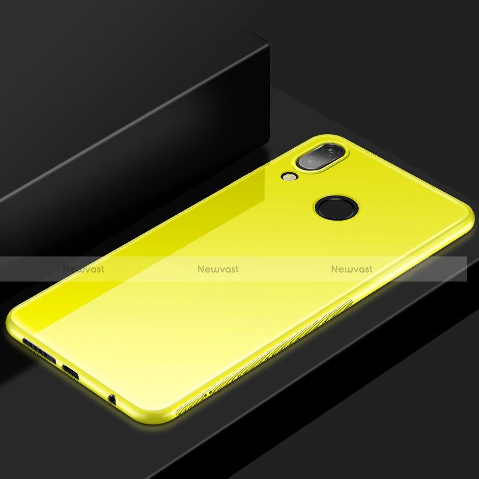 Ultra-thin Silicone Gel Soft Case Cover S05 for Huawei Nova 3e Yellow