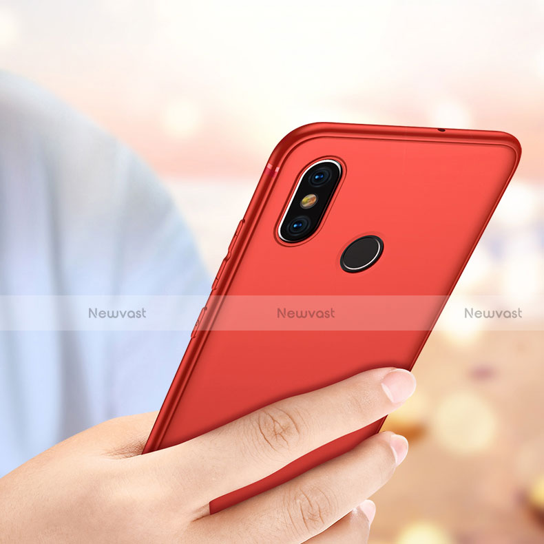 Ultra-thin Silicone Gel Soft Case Cover with Finger Ring Stand for Xiaomi Mi 8