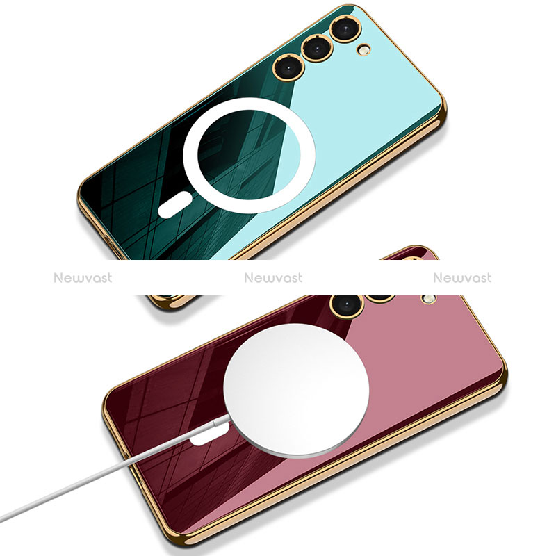 Ultra-thin Silicone Gel Soft Case Cover with Mag-Safe Magnetic AC1 for Samsung Galaxy S21 Plus 5G