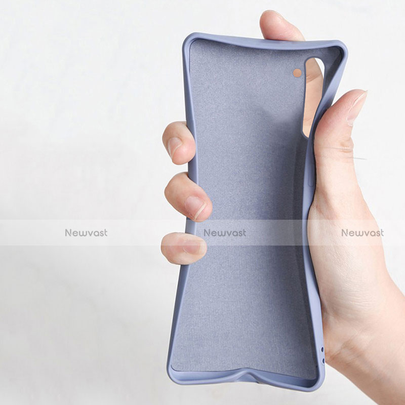 Ultra-thin Silicone Gel Soft Case Cover with Magnetic Finger Ring Stand for Oppo Find X2 Lite
