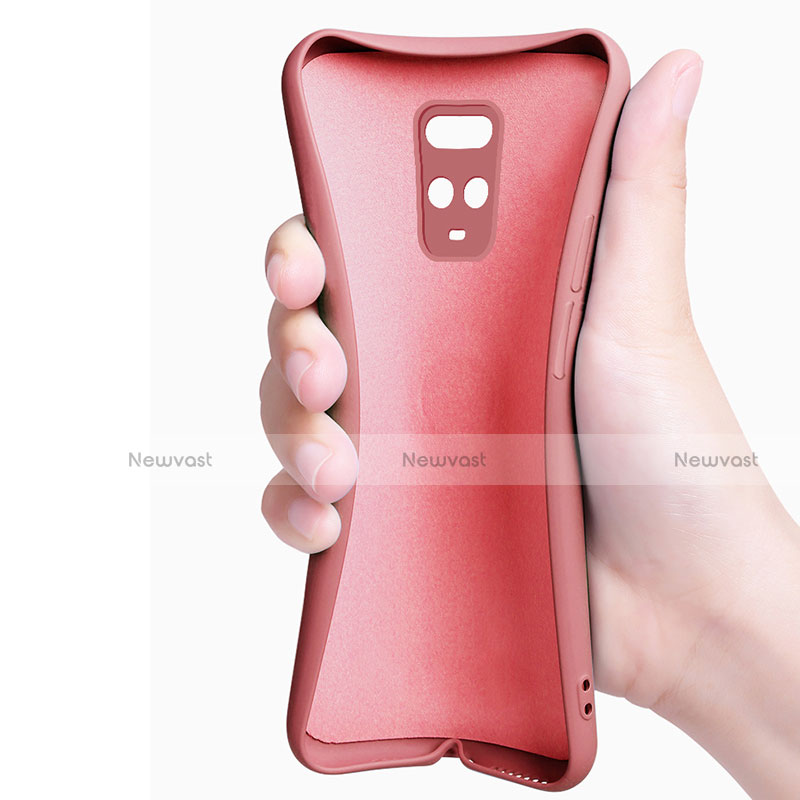 Ultra-thin Silicone Gel Soft Case Cover with Magnetic Finger Ring Stand for Xiaomi Redmi 10X 5G