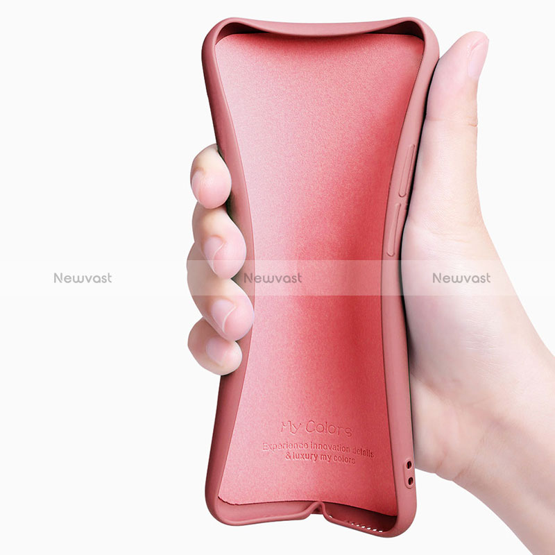 Ultra-thin Silicone Gel Soft Case Cover with Magnetic Finger Ring Stand S03 for Oppo Reno9 5G