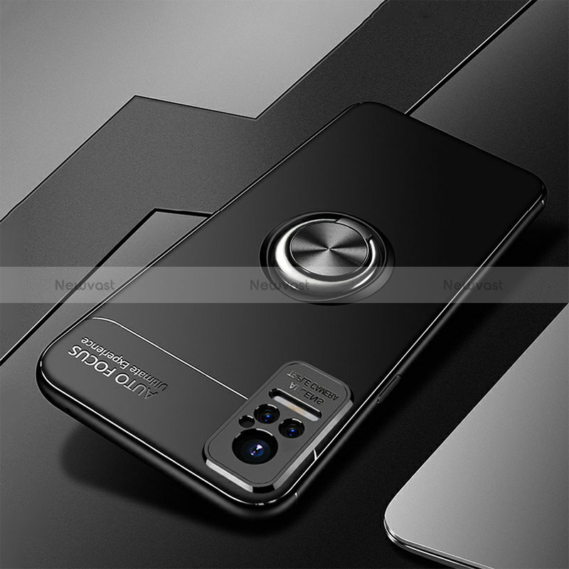 Ultra-thin Silicone Gel Soft Case Cover with Magnetic Finger Ring Stand SD3 for Xiaomi Civi 1S 5G