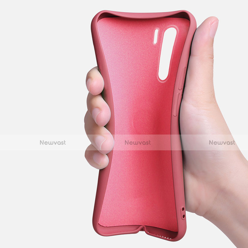 Ultra-thin Silicone Gel Soft Case Cover with Magnetic Finger Ring Stand T04 for Oppo A91