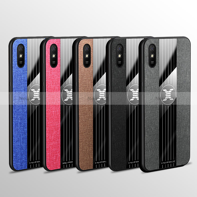 Ultra-thin Silicone Gel Soft Case Cover with Magnetic Finger Ring Stand X01L for Xiaomi Redmi 9AT