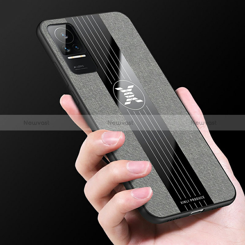 Ultra-thin Silicone Gel Soft Case Cover with Magnetic Finger Ring Stand X03L for Xiaomi Civi 1S 5G