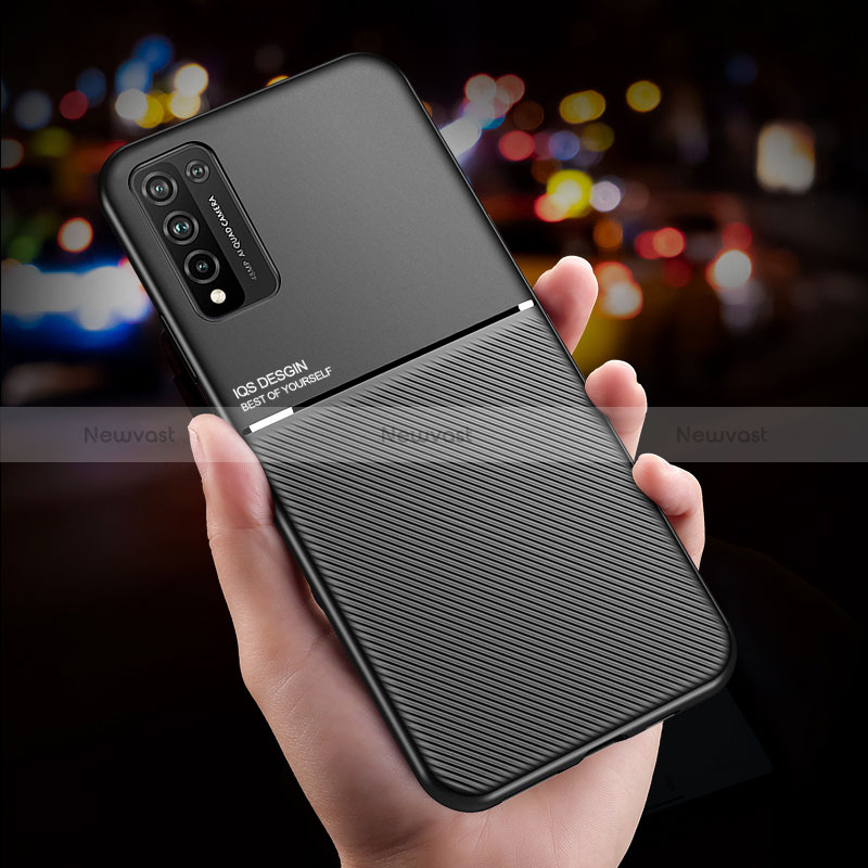 Ultra-thin Silicone Gel Soft Case Cover with Magnetic for Huawei Honor 10X Lite