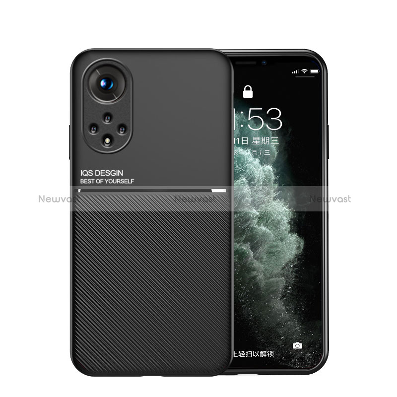 Ultra-thin Silicone Gel Soft Case Cover with Magnetic for Huawei Honor 50 Pro 5G