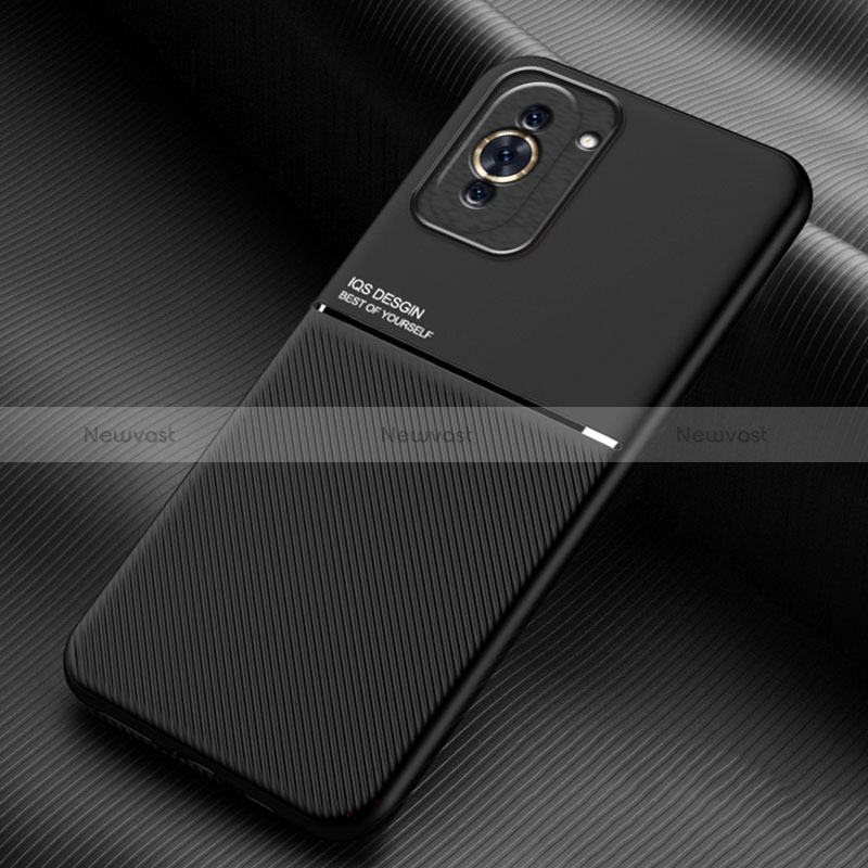 Ultra-thin Silicone Gel Soft Case Cover with Magnetic for Huawei Nova 10 Black