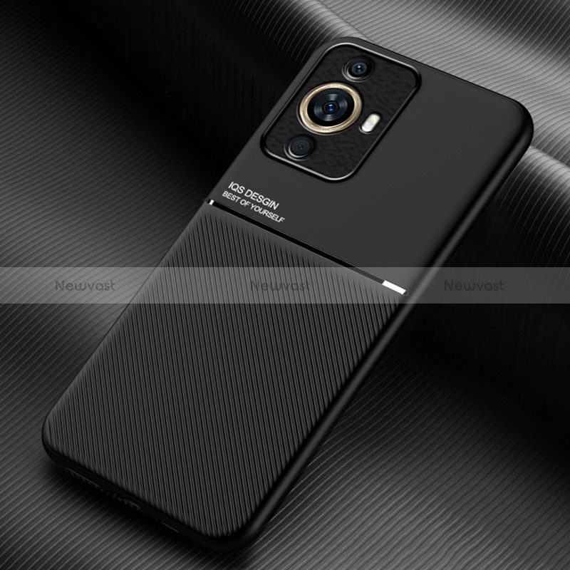 Ultra-thin Silicone Gel Soft Case Cover with Magnetic for Huawei Nova 11 Black