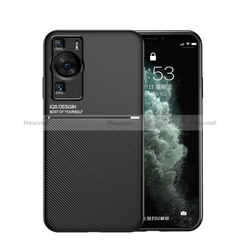 Ultra-thin Silicone Gel Soft Case Cover with Magnetic for Huawei P60 Pro