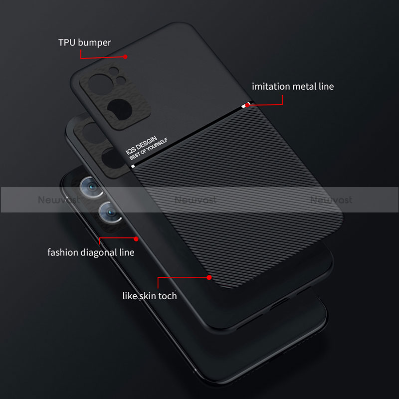 Ultra-thin Silicone Gel Soft Case Cover with Magnetic for OnePlus Nord CE 2 5G