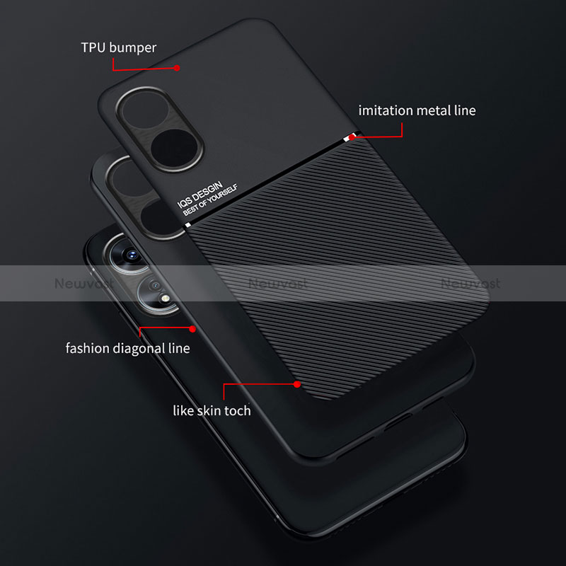 Ultra-thin Silicone Gel Soft Case Cover with Magnetic for Oppo A1 5G