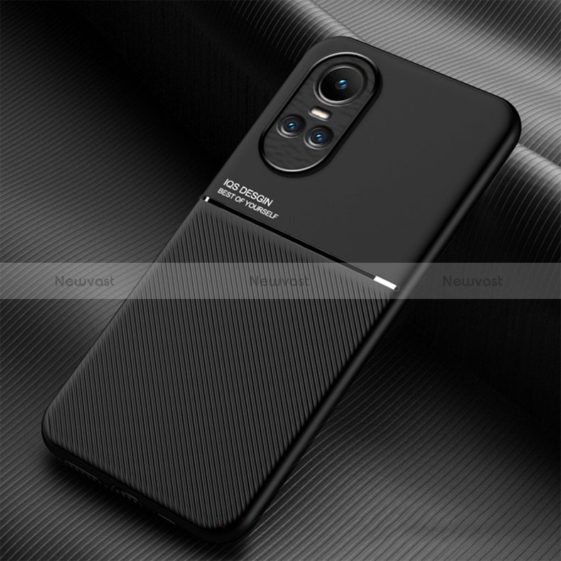 Ultra-thin Silicone Gel Soft Case Cover with Magnetic for Oppo Reno10 5G