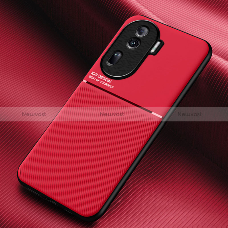 Ultra-thin Silicone Gel Soft Case Cover with Magnetic for Oppo Reno11 Pro 5G