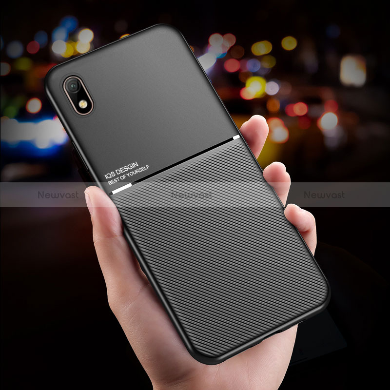 Ultra-thin Silicone Gel Soft Case Cover with Magnetic for Samsung Galaxy A01 Core