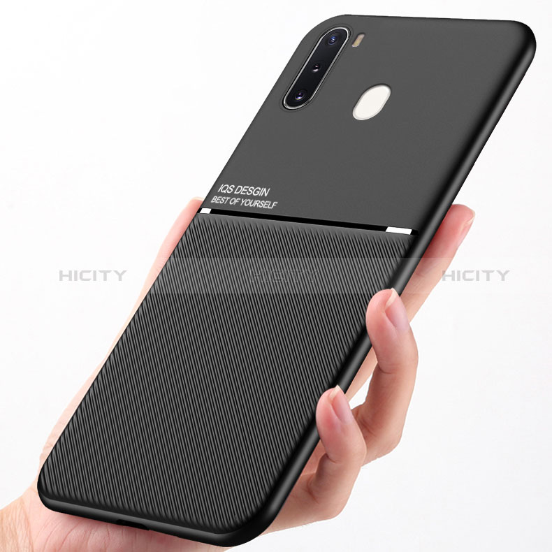 Ultra-thin Silicone Gel Soft Case Cover with Magnetic for Samsung Galaxy A21 European