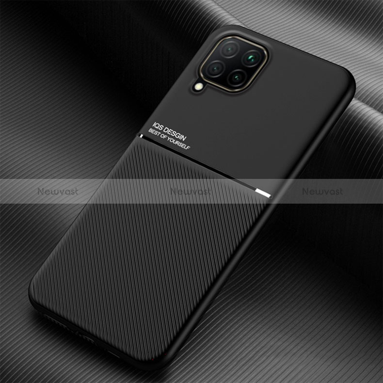 Ultra-thin Silicone Gel Soft Case Cover with Magnetic for Samsung Galaxy A22 4G Black