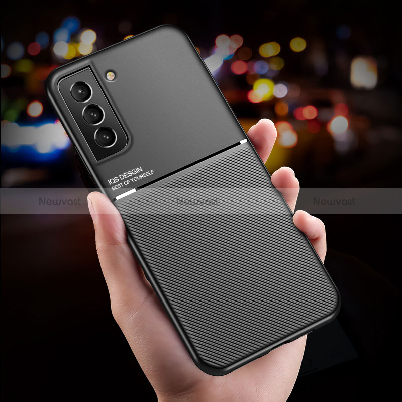 Ultra-thin Silicone Gel Soft Case Cover with Magnetic for Samsung Galaxy S24 5G