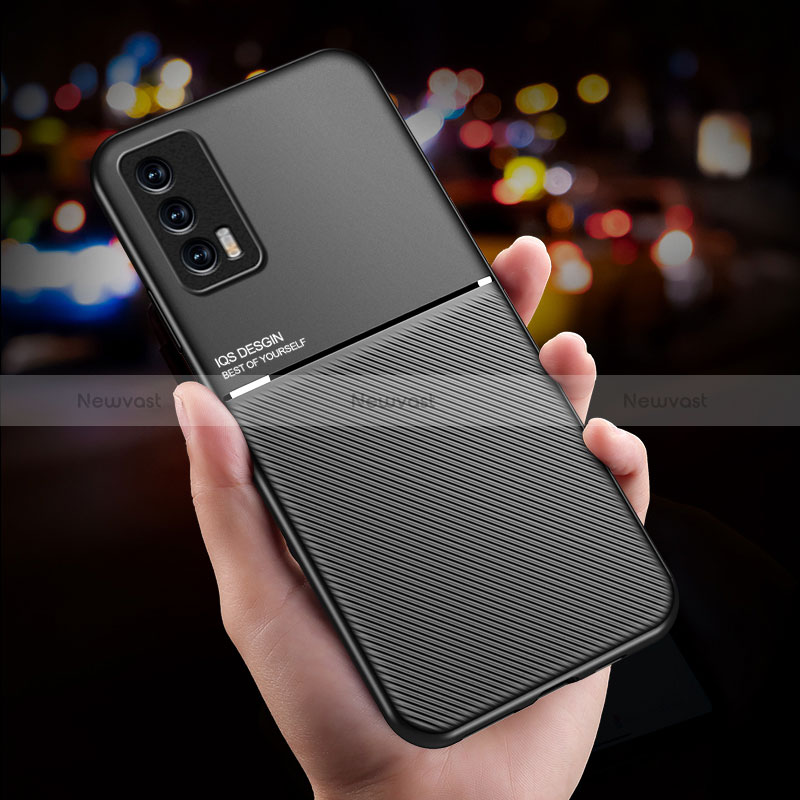 Ultra-thin Silicone Gel Soft Case Cover with Magnetic for Vivo iQOO 7 India 5G