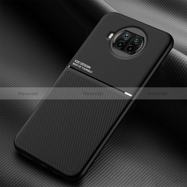 Ultra-thin Silicone Gel Soft Case Cover with Magnetic for Xiaomi Mi 10i 5G Black