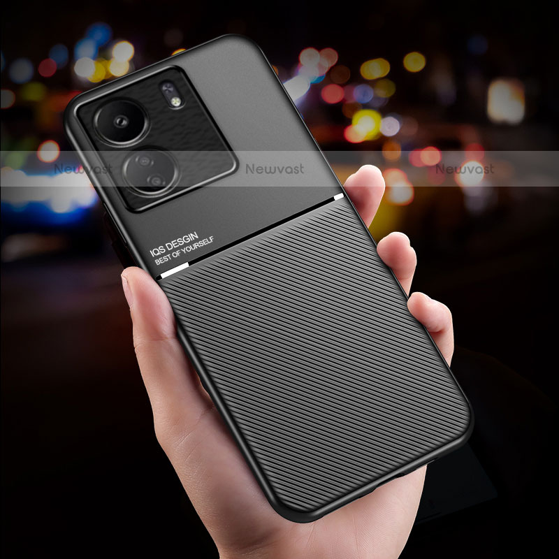 Ultra-thin Silicone Gel Soft Case Cover with Magnetic for Xiaomi Poco C65