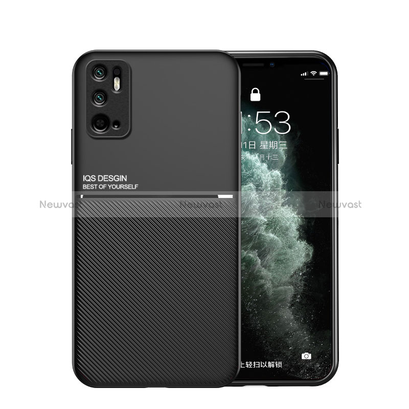 Ultra-thin Silicone Gel Soft Case Cover with Magnetic for Xiaomi POCO M3 Pro 5G