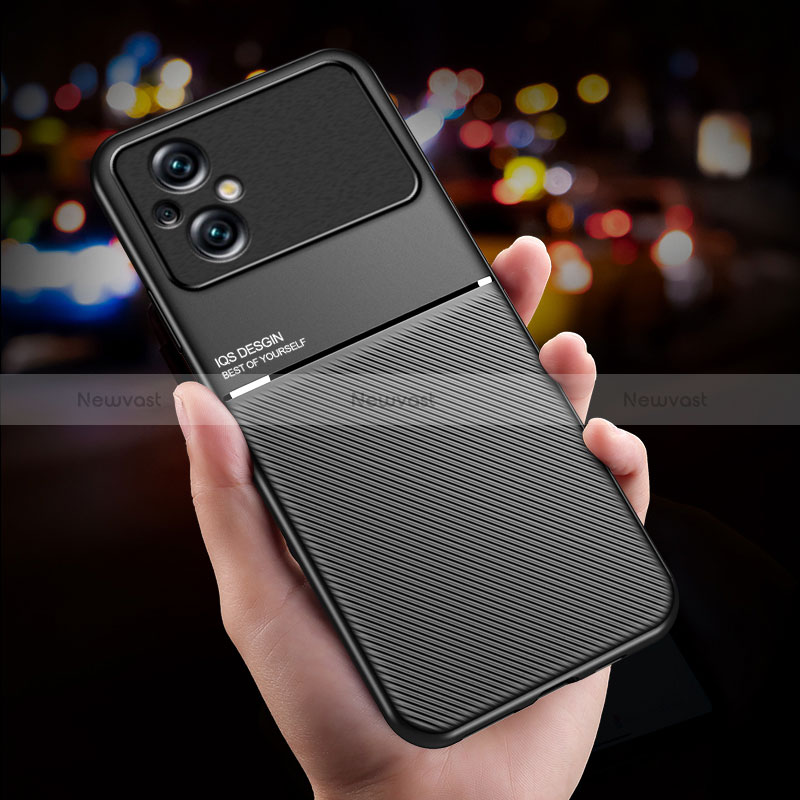 Ultra-thin Silicone Gel Soft Case Cover with Magnetic for Xiaomi Poco M5 4G