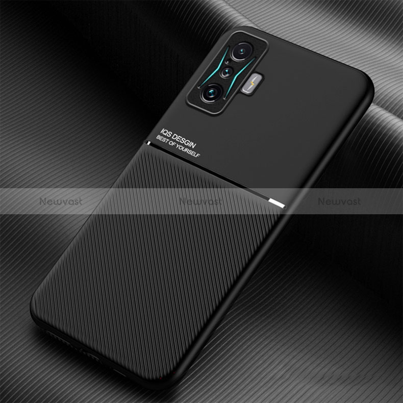 Ultra-thin Silicone Gel Soft Case Cover with Magnetic for Xiaomi Redmi K50 Gaming 5G