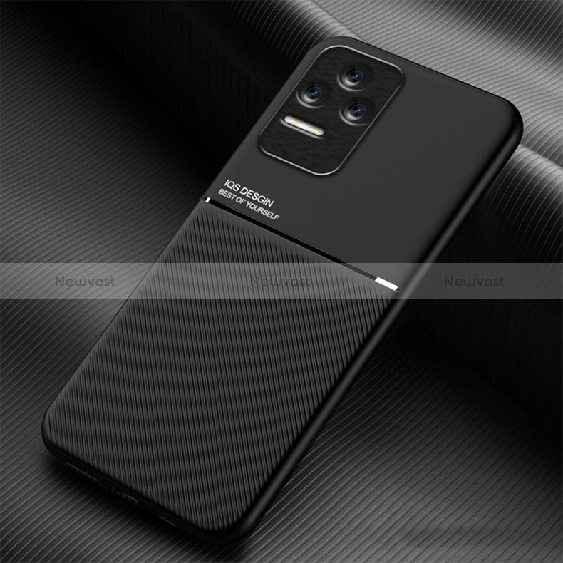 Ultra-thin Silicone Gel Soft Case Cover with Magnetic for Xiaomi Redmi K50 Pro 5G Black